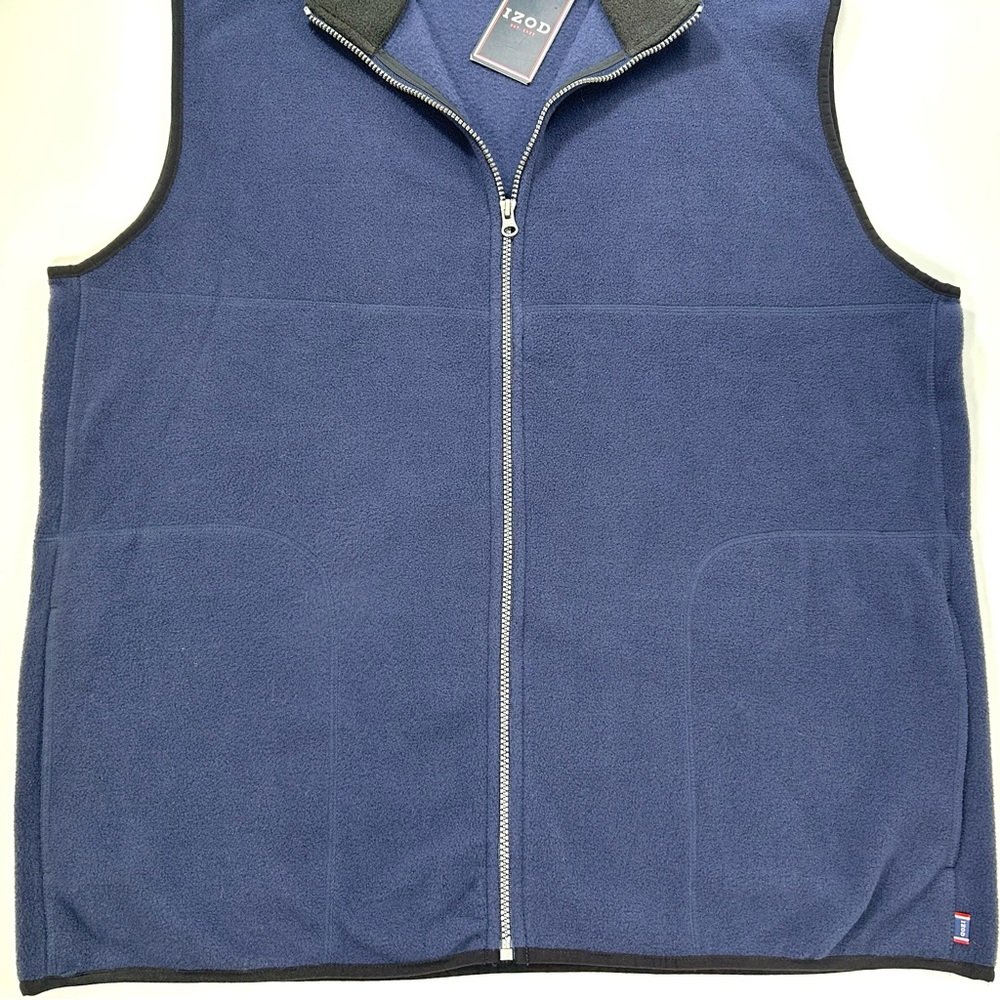NWT Izod Fleece Vest Size XL Men’s - Picture 3 of 10